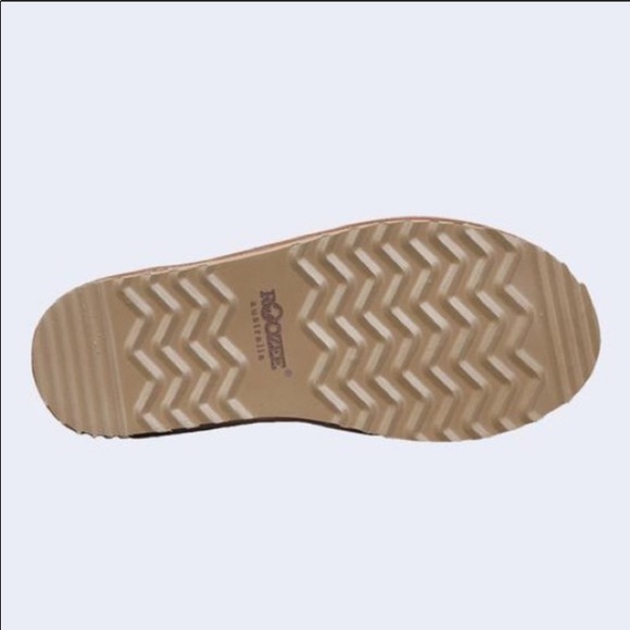 Roozee Men Mate Sherling Slipper Booties Chestnut - Picture 5 of 8